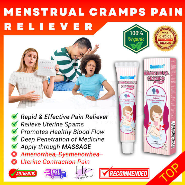 💯 [ COD ] SUMIFUN Menstrual Cramps Pain Reliever Cream Mabisang Gamot