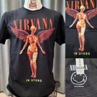 ?Nirvana IN U TERO เสื้อวง งานลิขสิทธิ์แท้ นำเข้า-UK ของแท้?