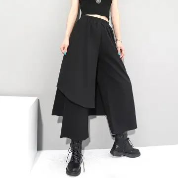 Japanese women Yohji Yamamoto style loose wide-leg pants casual