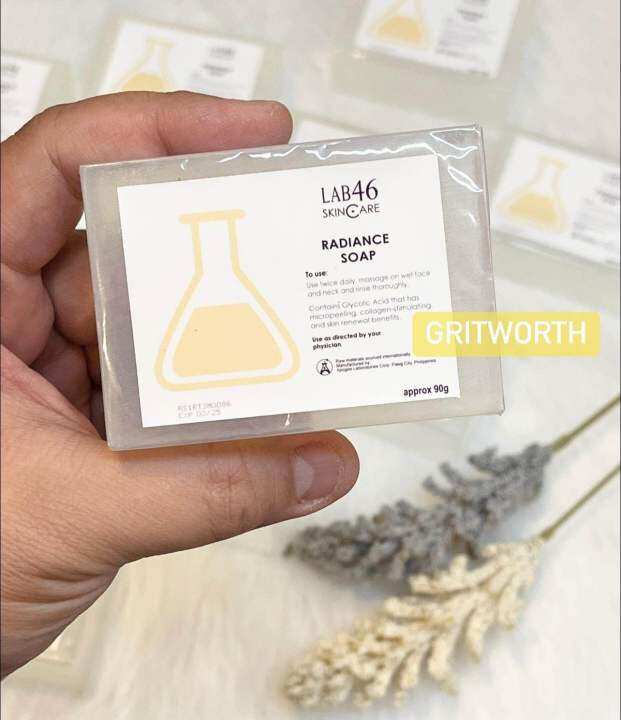 LAB 46 Radiance Soap Glycolic Soap whitening brightening anti acne anti