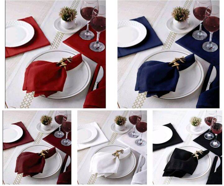 Elegant Table Napkin17x17 inchesPremium Cotton(Price per Piece