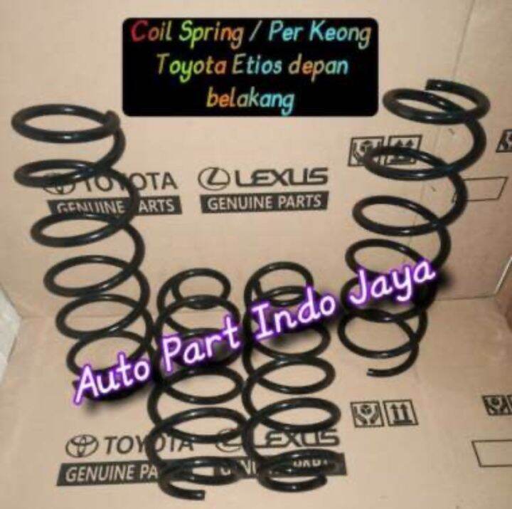 Perkeong coil spring Toyota yaris new vios depan belakang Lazada