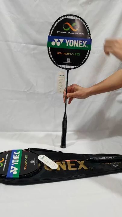 YONEX Badminton Racket DUORA 10 4U 24lbs Badminton Racket Training Carbon  Firber Rod Aluminum Alloy Frame | Lazada PH