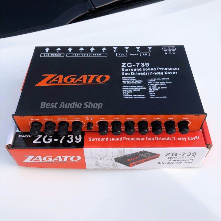 best-audio-shop-ปรีแอมป์รถยนต์-7-แบนด์-zg-739-แยกซับอิสระ-วอลุ่มอลูมีเนียม-ปรีปรับเสียง-ปรีแอมป์ติดรถยนต์-ปรีแอมป์-เครื่องเสียงรถยนต์-ต่อ-เพาเวอร์แอมป์-เครื่องขยายเสียง-class-ab-class-d