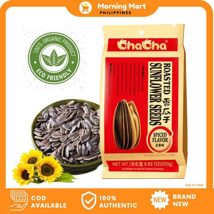 ChaCha Sunflower Seeds Roasted Spice Flavor 250g | Lazada PH