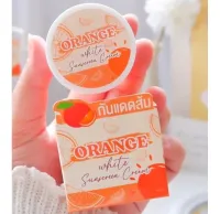 กันแดดส้ม Orange White Sunscreen Cream  (แพ็กเกจใหม่ )