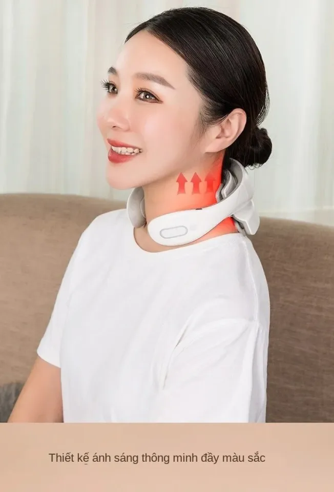 Neck Massage Intelligent Charging Heating Hot Pressing Magnetic Pulse  Fashion Multi User Usage Portable Pulse Neck Massager