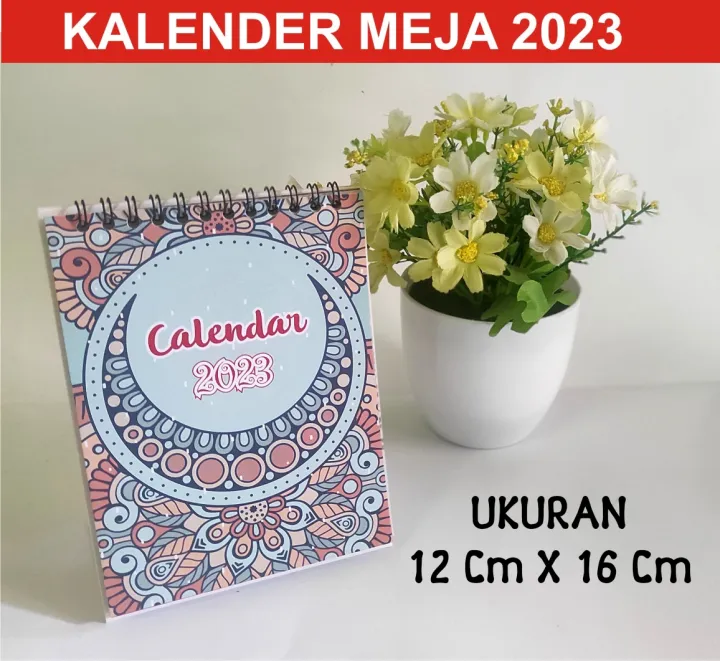 Kalender Meja Kalender Duduk 2023 Lazada Indonesia 1339