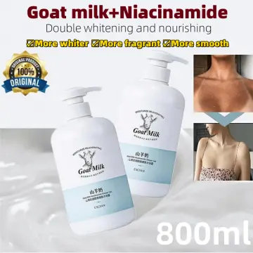 800ML Goat Milk Body Wash Long-Term Whitening Nicotinamide