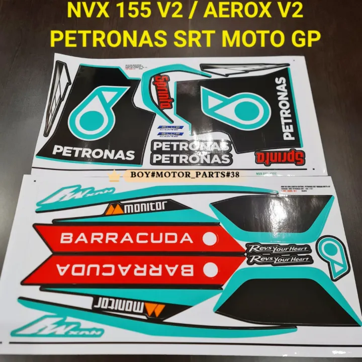 Yamaha Nvx V Aerox V Petronas Srt Body Sticker Vva Special Edition Ready Stock