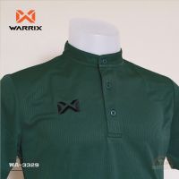 WARRIX เสื้อโปโล คอจีน WA-3329 สีเขียวเข้ม GG วาริกซ์ วอริกซ์ ของแท้ 100%