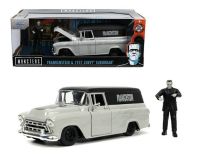 Jada Toys Hollywood Rides: Frankenstein &amp; 1957 Chevy Suburban 1/24 Scale #32191