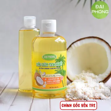 Tác dụng và công dụng của dầu dừa làm bánh 