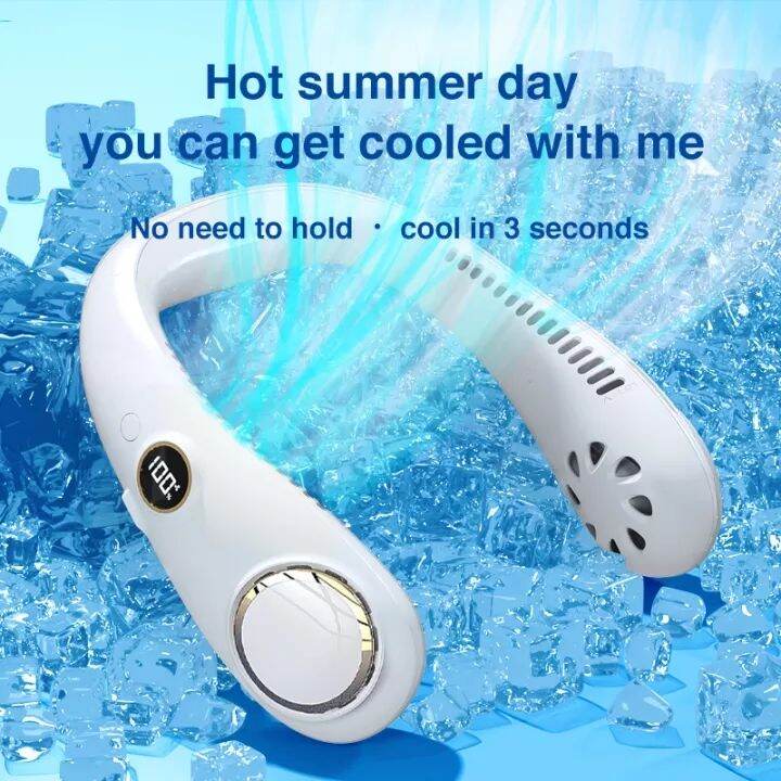 Portable Neck Fan Cooler Silent Mini Fan air cooler Hands Free ...