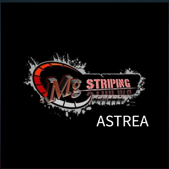 sticker striping astrea grand lis variasi hitam racing - stiker honda