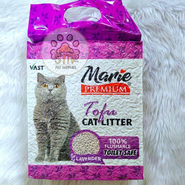 MARIE PREMIUM TOFU CAT LITTER 100 Flushable Toilet Safe 6L Lazada PH