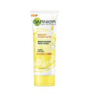 (พร้อมส่ง)  Garnier Skin Naturals Bright Complete Vitamin C Face Wash Vitamin C + Lemon 100 ml. การ์นิเย่สกินแนทเชอรัลส์ไบร์ทคอมพลีท วิตามินเฟสวอช 100 มิลลิลิตร