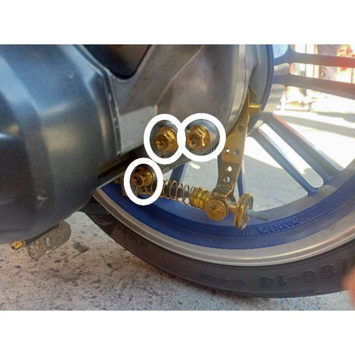 CB Moto Heng Gear Oil Drainplug & Crankgear Bolts For Honda Click 125