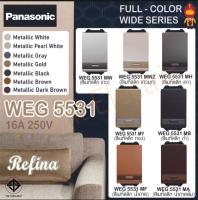 Panasonic WEG5531MH สวิทซ์ทางเดียวสีเทา Panasonic Switch WEG5531MH Switch B Single Pole 16AX 250V