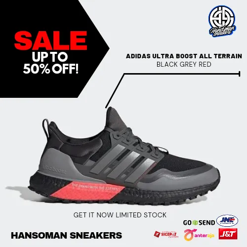 adidas ultra boost grey and red