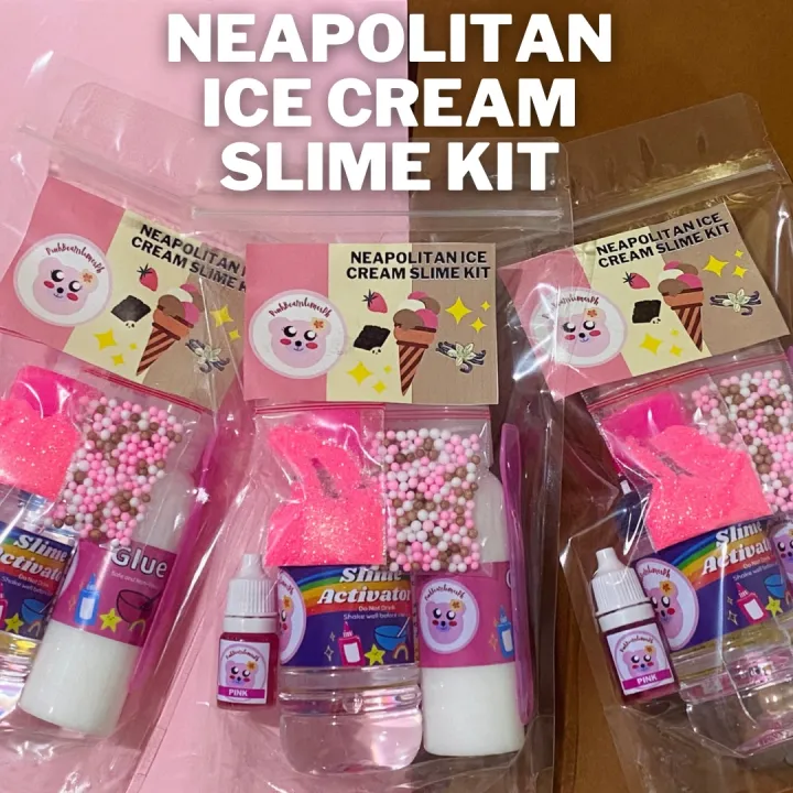 Neapolitan Ice Cream Slime Kit Lazada PH