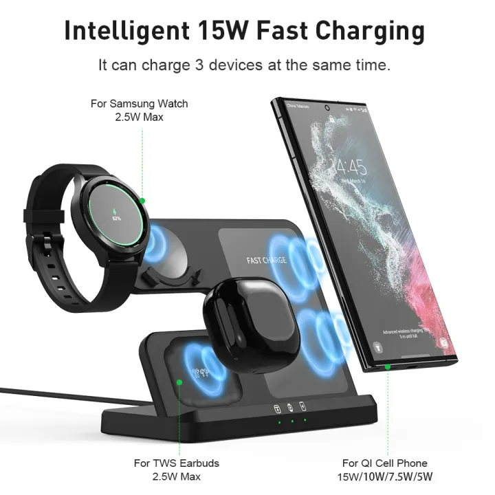 can galaxy watch 4 charge wirelessly