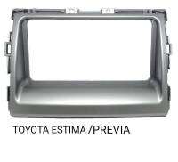 หน้ากากวิทยุ TOYOTA ESTIMA/PREVIA ปี2008-2013สำหรับเปลี่ยนเครื่องเล่นแบบ2DIN7"_20cm.