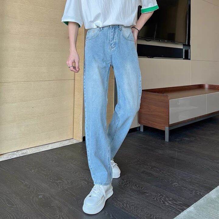 theboy-bleached-box-jeans-กางเกงยีนส์ทรงกระบอก