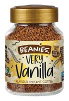 Beanies Flavoured Coffee Instant กลิ่น Very Vanilla Net:50 g. BBF 07/08/24