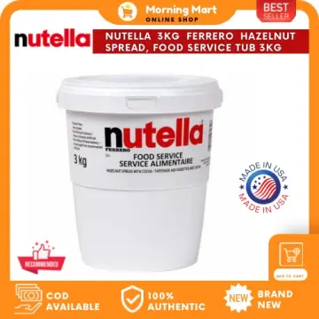 Nutella 3kg tub, designed - Nutella Foodservice