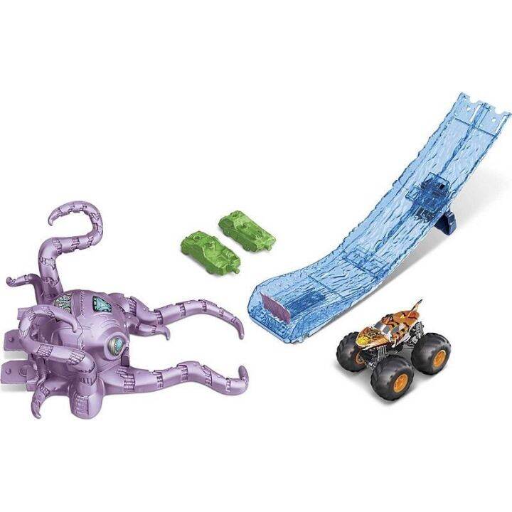 hot-wheels-monster-trucks-playset-ชุดเครื่องเล่นฮอทวีล-มอนเสตอร์ทรัค-รุ่น-gyl09