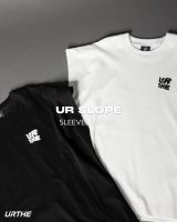 URTHE - เสื้อยืด แขนกุด สกรีนลาย OVERSIZE รุ่น UR SLOPE