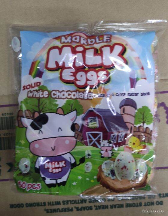 50pcs Marble Milk Eggs Lazada PH
