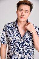 Manfair Shirt – The Leaves เสื้อเชิ้ตแขนสั้นผ้า Cotton 100% (MF025)