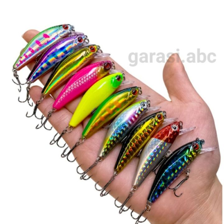 Minnow Lure Fishing Sinking 5,8cm 6,5gram Umpan Pancing Casting Ikan ...