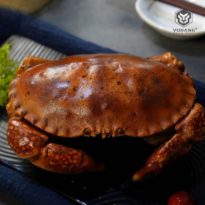 Simulation Bread Crab Big Crab Model Precious Crab Gold Crab Fake