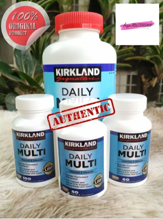 Kirkland Daily Multi Vitamins & Minerals 500 Tablets Multivitamins