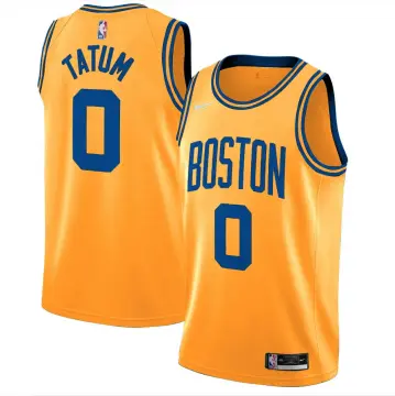 Men's Boston Celtics #0 Jayson Tatum Golden Edition Jersey - Black