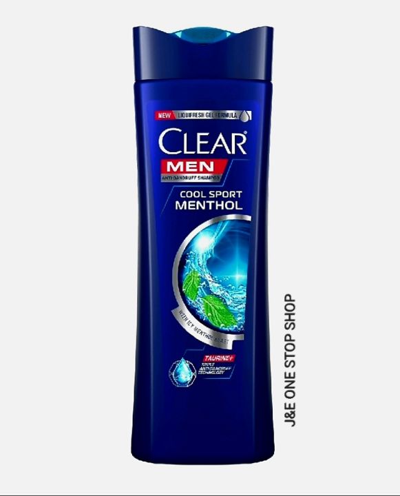 Clear Men Anti Dandruff Shampoo Cool Sport Menthol 275ml For Flaky ...