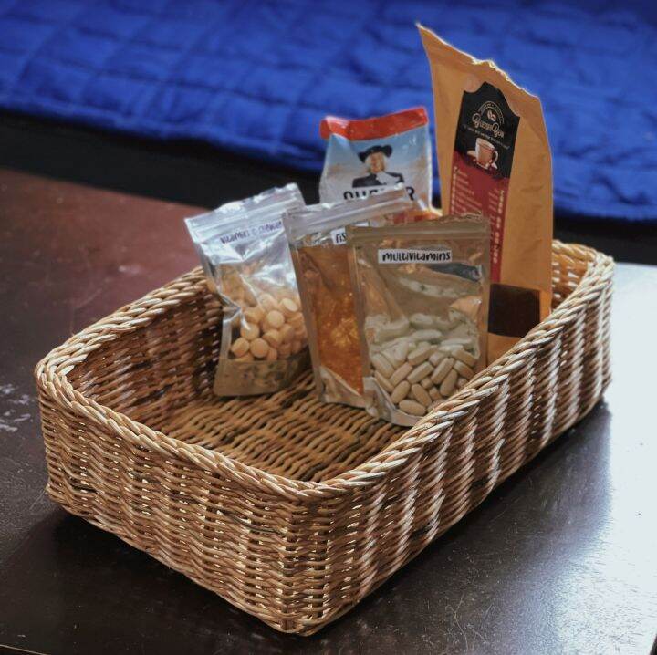 Rattan Pantry Basket Organizer Lazada PH