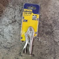 คีมล็อคปากโค้ง IRWIN VISE-GRIP ขนาด 4" จับแป๊ป+ตัดลวดได้