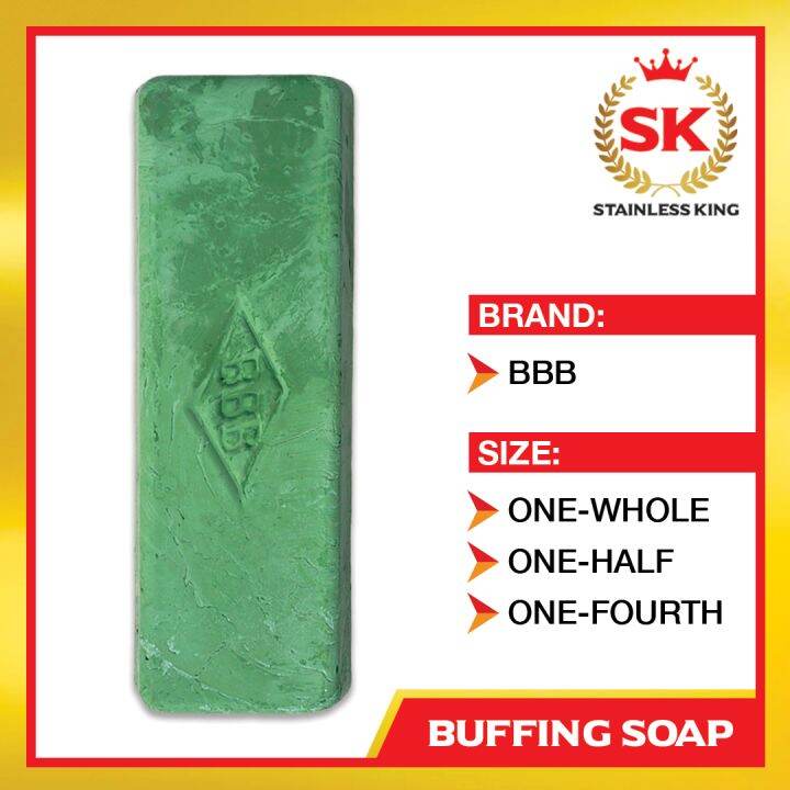 1PC BBB Buffing Soap Buffing Soap Green Polishing Compound Sabon Pasta