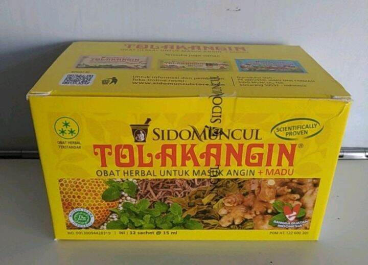 Tolak Angin Cair Madu Sidomuncul Per Sachet Pcs Atau Per Box Isi 12