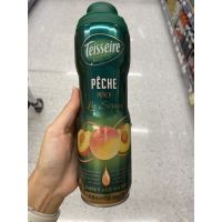 Peach Syrup ( Brand Teisseire ) 600 Ml. น้ำหวานเข้มข้น กลิ่น พีช ตรา เตสแซร์