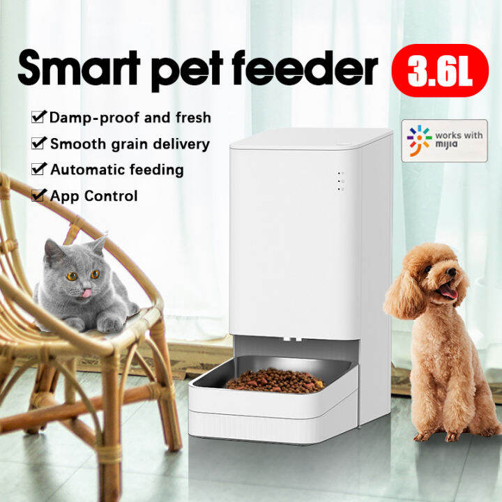 Xiaomi 3.6L Automatic Pet Feeder Smart Pet Feeder Food Dispenser Auto