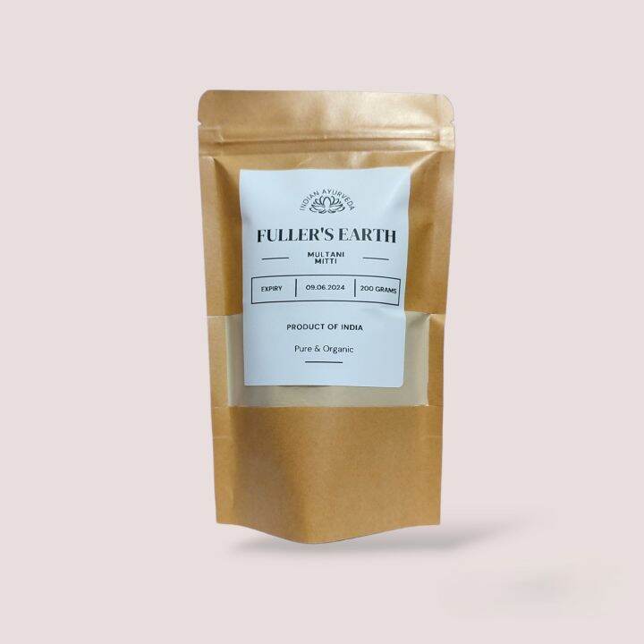 Fuller's Earth Clay Powder or Multani Mitti For Oily Acne Prone Skin