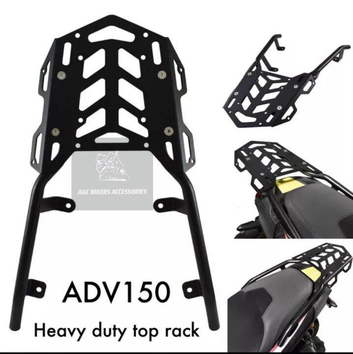 Honda ADV150 Top Rack Monorack Heavy Duty luggage rack top box rack AC