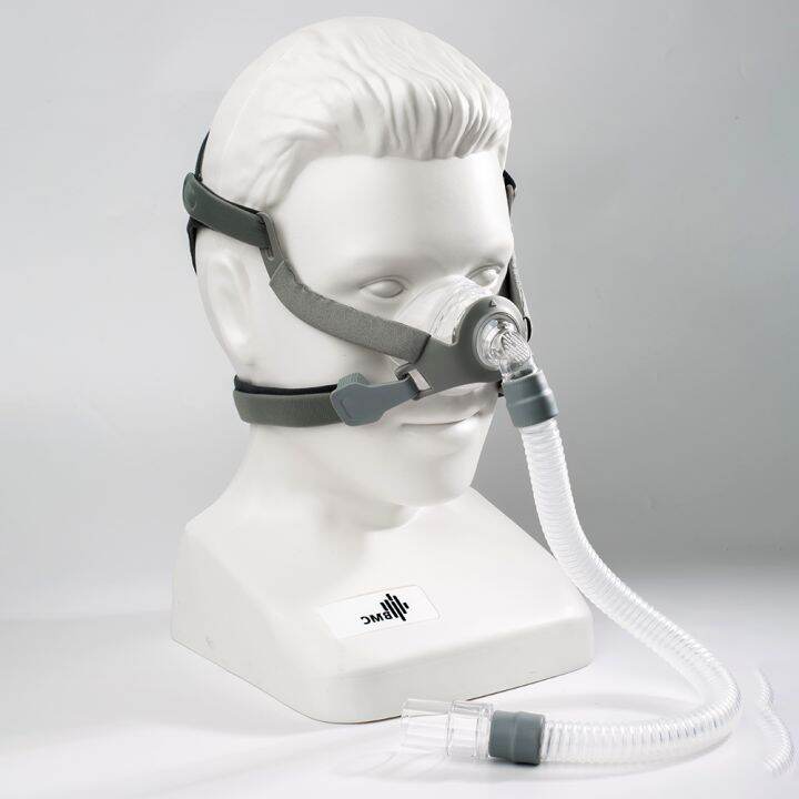 BMC N5B Nasal Mask With Headgear Silicon Gel Cushions For CPAP Auto
