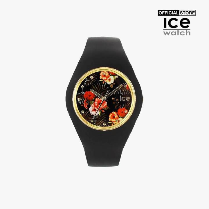 Đồng hồ nữ ICE mặt tròn dây silicon 40mm 016671-0000-01