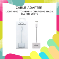 Cable Adapter Lightning To HDMI + Charging MAGIC (A5-10) White